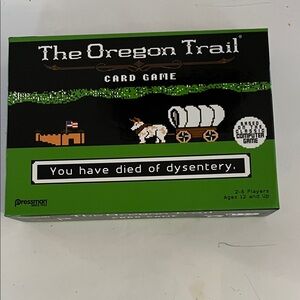 The Oregon Trail Card Game by Pressman - Classic Green and Black